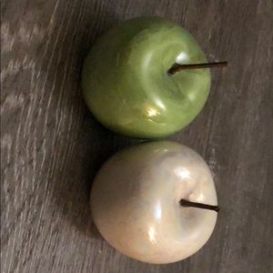 Glass Apple decoration.